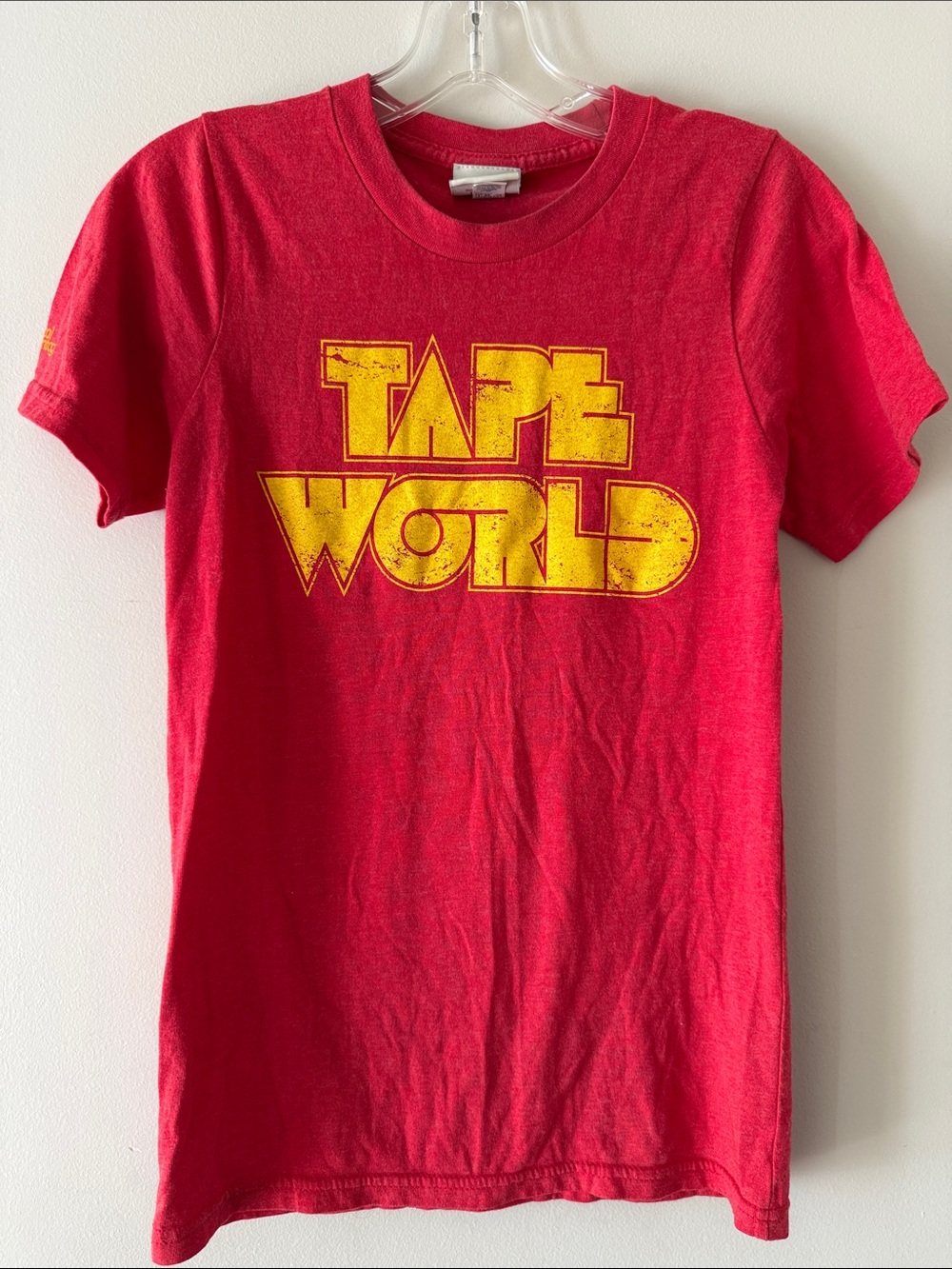 Vintage Tape World Kids Red Graphic Tee
